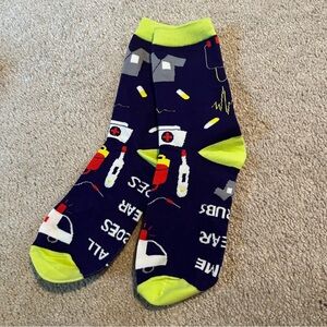 Nursing Novelty Socks “Not all heroes wear capes some wear scrubs”